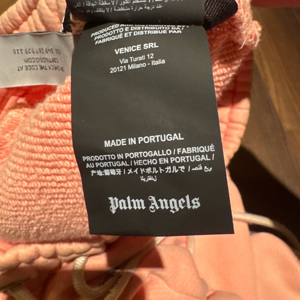 Palm angels sweatpants size small brand new never wear new with tag